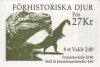 1992 Prehistoric Animals (Booklet) (image for) 1992 Prehistoric Animals (Booklet)