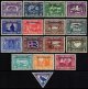 1930 Millenary Official Overprints Set (image for) 1930 Millenary Official Overprints Set